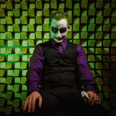 international art project joker photo eric borner seating